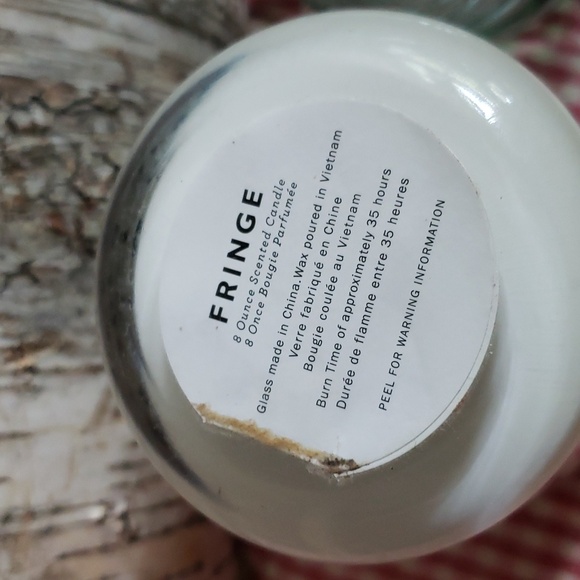 Candle bundle lot  votive green glass globe made Spain  + Fringe scented Rose - Picture 6 of 8